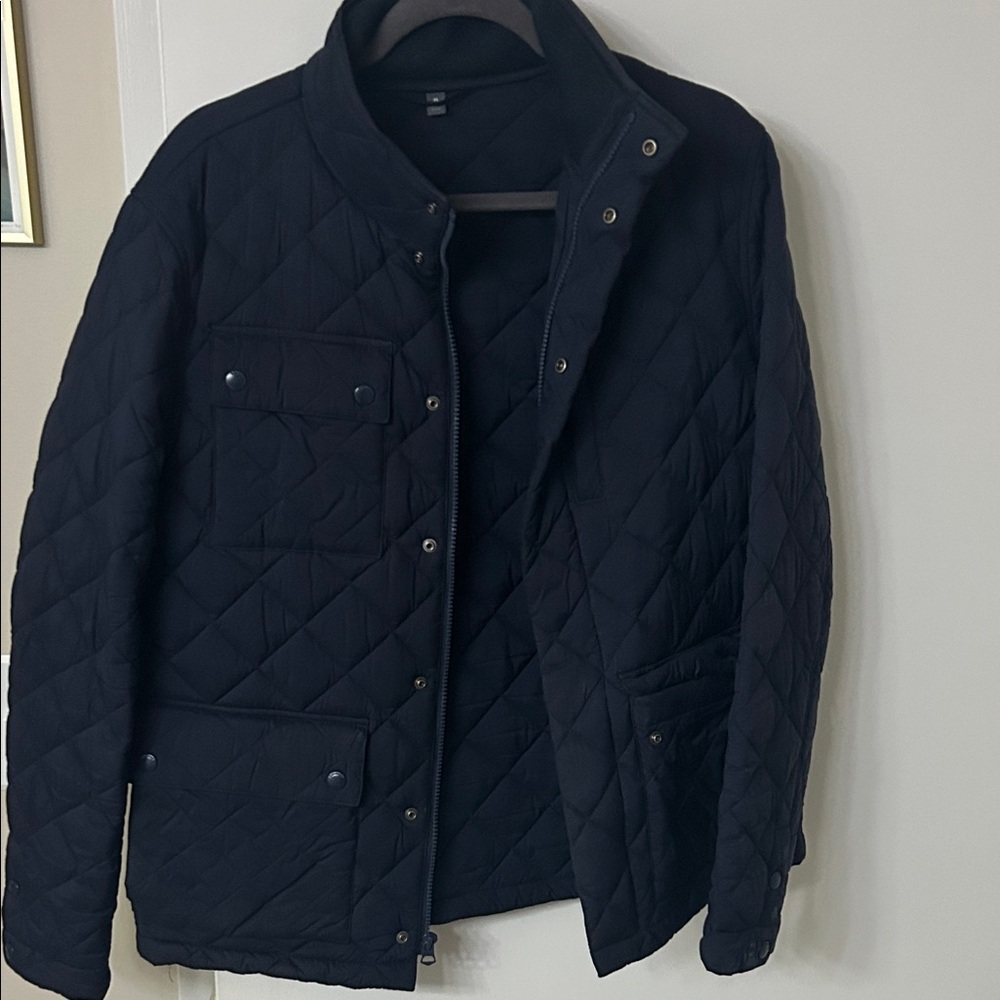 Bonobos Men's Quilted Navy Jacket